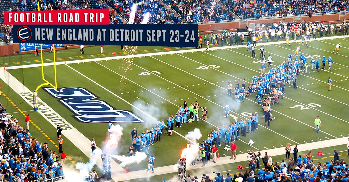 New England Patriots at Detroit Lions Bus Tour