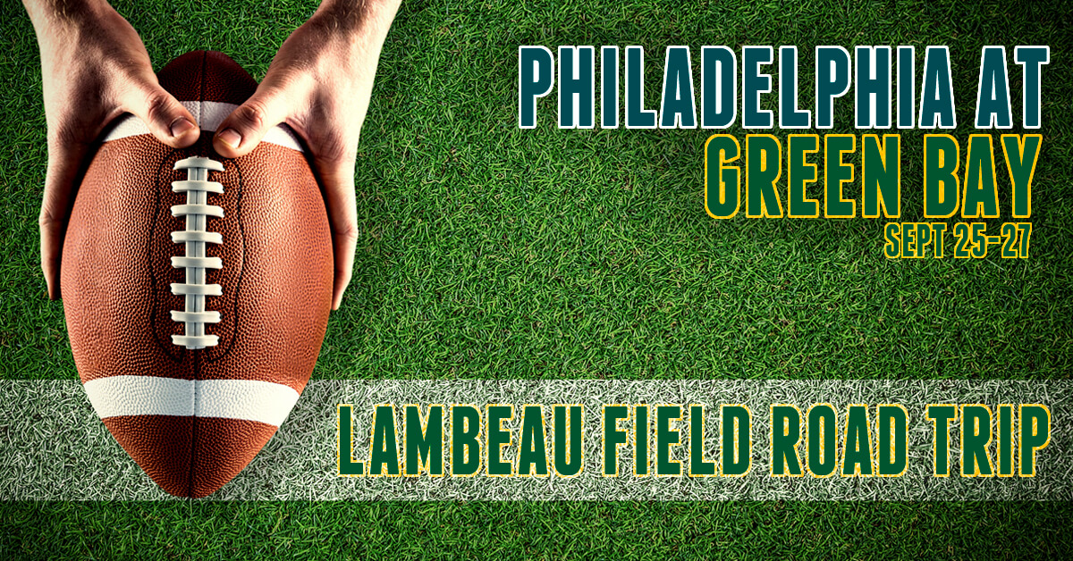 Philadelphia Eagles at Green Bay Packers- Lambeau Field Bus Tour