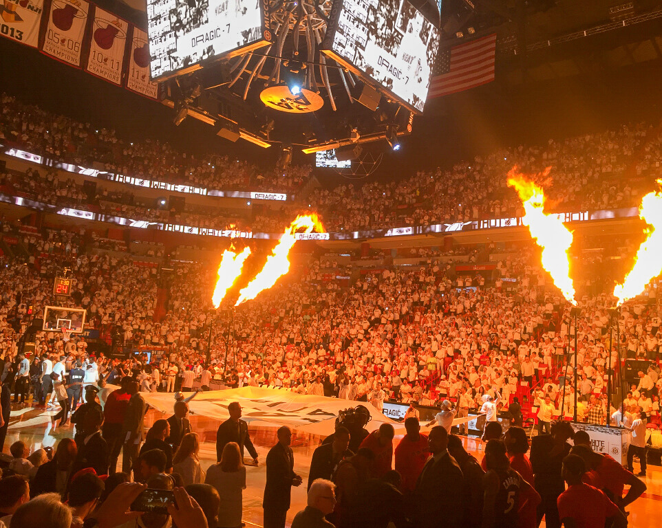 Where do the Miami Heat play basketball?