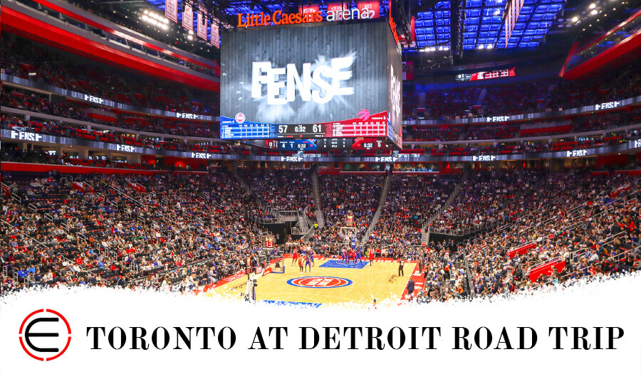 Toronto Raptors at Detroit Pistons Bus Tour
