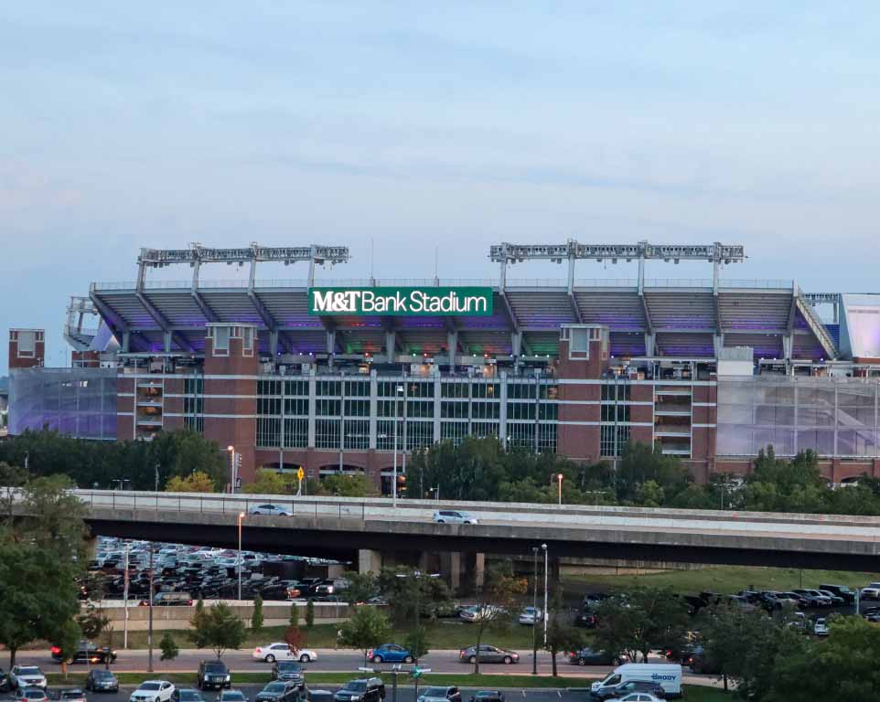 Where do the Baltimore Ravens play football?