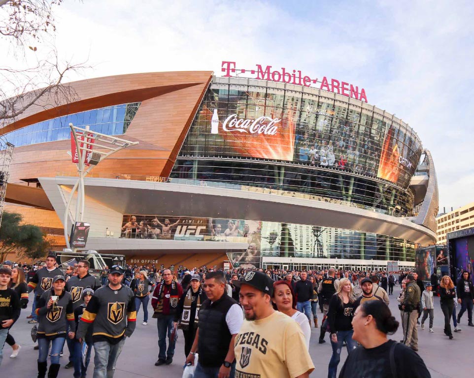 Where do the Vegas Golden Knights play hockey?
