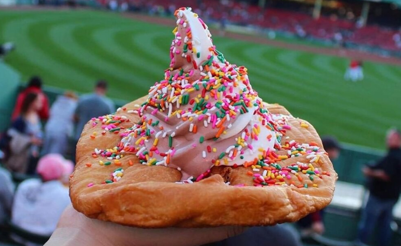 Fried Dough Sundae - Boston Red Sox
