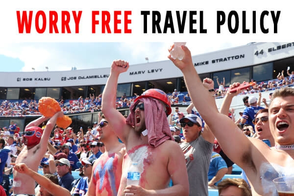 Worry Free Football Travel Policy